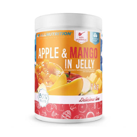 Alimente & Gustari | Apple & Mango in Jelly, 1 kg, Allnutrition, Gem fara zahar 0