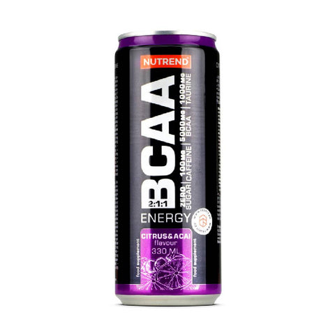 Pre-workout | BCAA Energy Drink, 330 ml, Nutrend, Bautura energizanta fara zahar 1