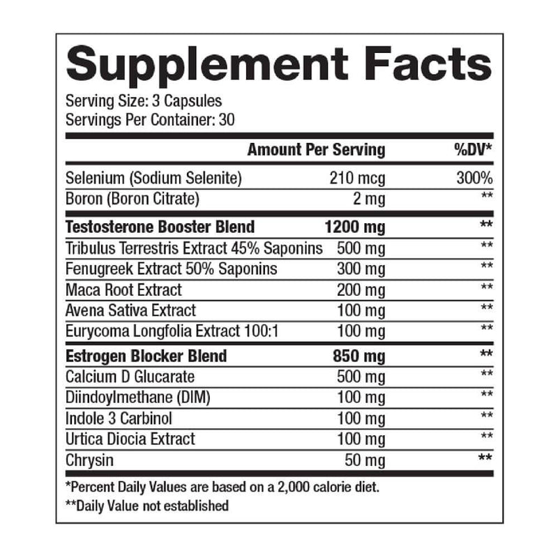 Slabire & Ardere grasimi | Viradex, 90 capsule, Gaspari Nutrition, Supliment stimulator hormonal 1