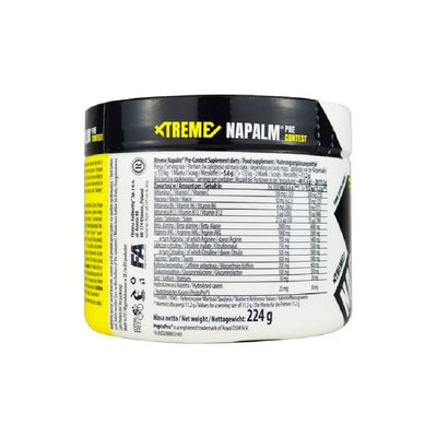 Suplimente antrenament | Xtreme Napalm, pudra, 224g, Fitness Authority, Supliment alimentar pre-workout cu cofeina 1