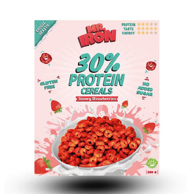 Alimente proteice | 30% Protein Cereals, 240g, Mr. Iron, Cereale proteice pentru mic dejun 0