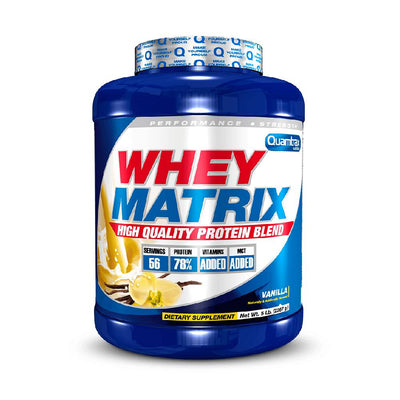 Proteine | Whey Matrix, 2,26 kg, pudra, Quamtrax, Amestec proteic 78% proteina 0