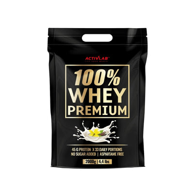 Proteine | 100% Whey Premium 2kg, pudra proteica, Activlab, Concentrat proteic din zer 0