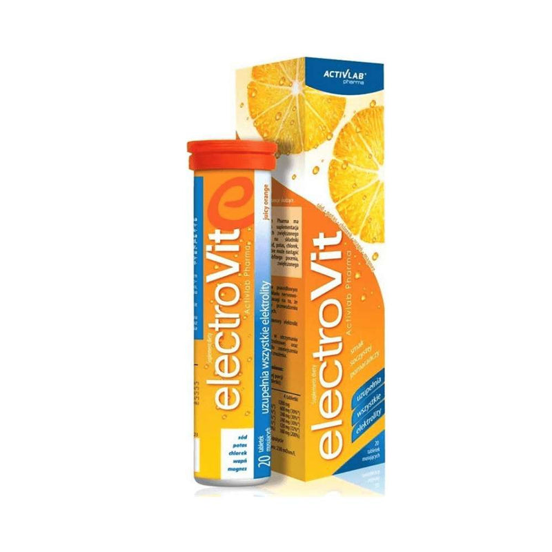 Vitamine si minerale | ElectroVit 20 tablete efervescente, Activlab, Supliment alimentar cu rol de hidratare 0