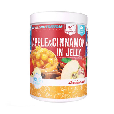 Alimente & Gustari | Gem fara zahar Apple & Cinnamon in Jelly, 1kg, Allnutrition, Cu bucati de fructe 0