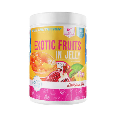 Alimente & Gustari | Gem fara zahar Exotic Fruits in Jelly, 1kg, Allnutrition, Continut ridicat de fructe 0