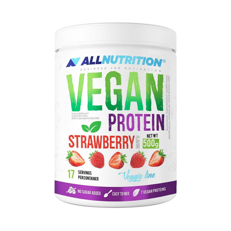 Suplimente antrenament | Proteina vegana pudra, 500g, Allnutrition 1