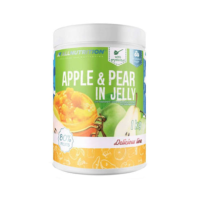 Alimente & Gustari | Gem fara zahar Apple & Pear in Jelly, 1kg, Allnutrition, Indulcit cu eritritol 0