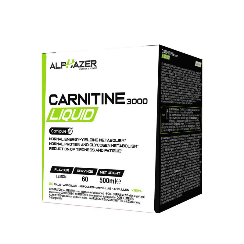 Slabire & Ardere grasimi | Carnitine 3000 Liquid, 25ml, Alphazer, Supliment alimentar 0