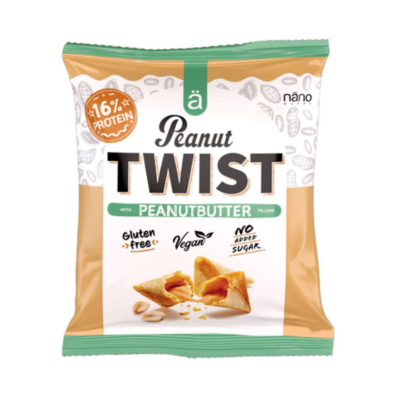 Alimente proteice | Peanut Twist 30g, Nanosupps, Snack proteic 0