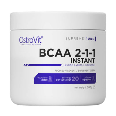 BCAA | BCAA 2-1-1 Instant pudra, 200g, Aminoacizi cu catena ramificata, puritate inalta 0