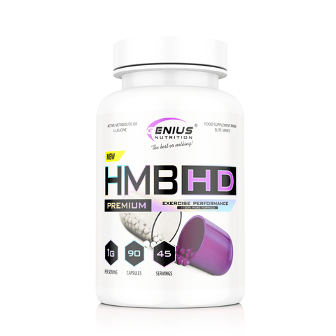 Aminoacizi HMB - HD 90 capsule, Genius Nutrition, Beta - hidroxi Beta - metilbutirat de calciu 1