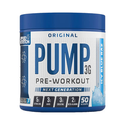 Suplimente antrenament | Pump 3g, pudra, 375g, Applied Nutrition, Supliment alimentar pre-workout cu cofeina 0