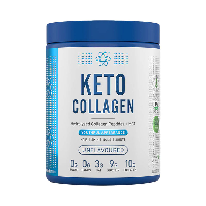 Colagen | Keto Colagen 325g, pudra, Applied Nutrition, Supliment alimentar pe baza de colagen fara gluten, soia sau lactate 0