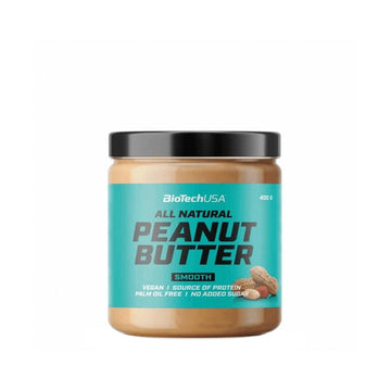 Alimente & Gustari | Unt de arahide 400g, Biotech Nutrition, Gust natural 0