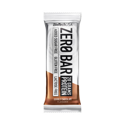 Alimente & Gustari | Baton proteic Zero Bar, 50g, BiotechUSA, Indulcit cu stevia si sucraloza 0