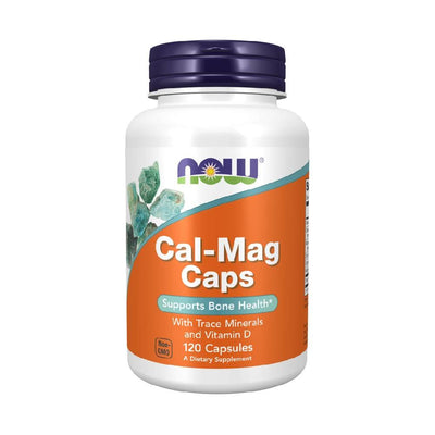Suplimente pentru oase si articulatii | Cal-Mag, 120 capsule, Now Foods, Supliment alimentar sanatate osoasa 0