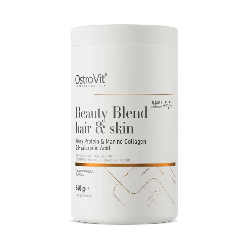 Colagen | Beauty Blend Hair & Skin pudra, 360g, Ostrovit, Supliment alimentar pentru par si piele 0