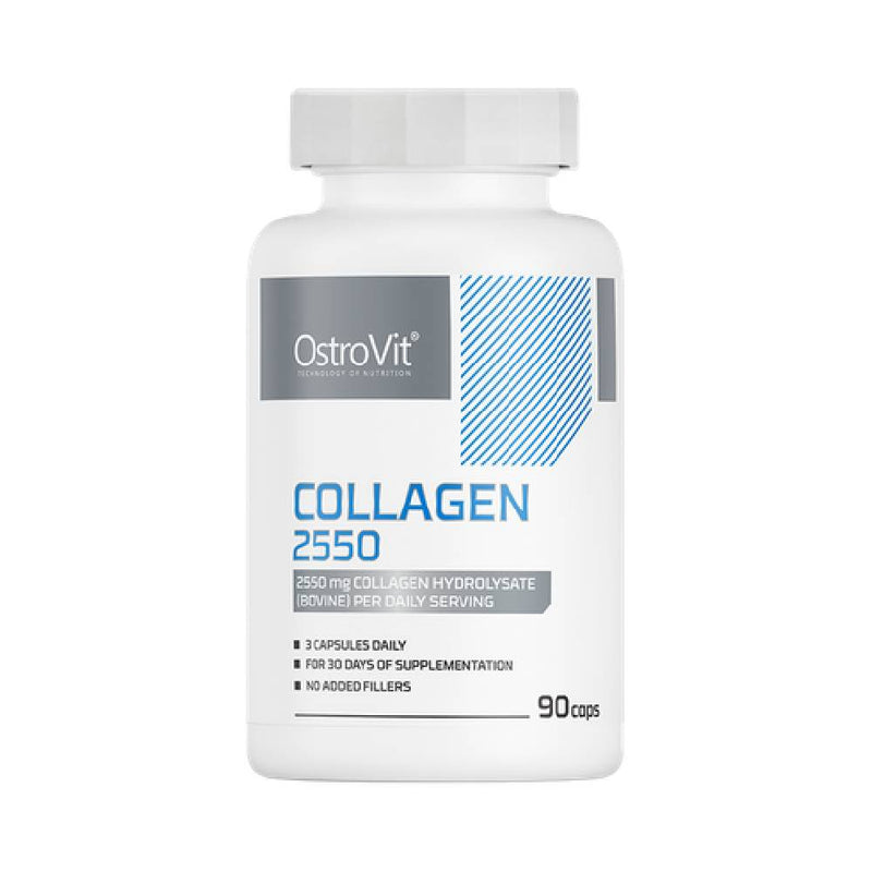 Colagen | Colagen 2550 mg, 90 capsule, Ostrovit, Supliment alimentar pentru piele, oase, articulatii 0