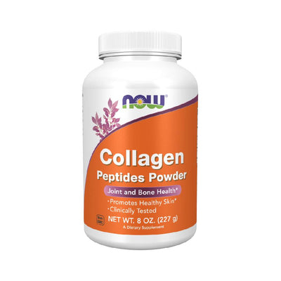 Colagen | Peptide de colagen, pudra, 227g, Now Foods, Supliment pentru articulatii, oase, piele 0