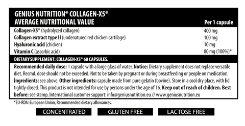 undefined | COLLAGEN-X5 60 caps/60 serv 1