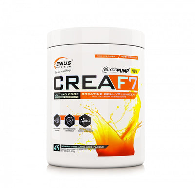 Creatina | CREAF7 405g, pudra, Genius Nutrition, Complex de creatina 2