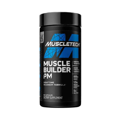 Stimulatoare testosteron | Muscle Builder PM, 90 capsule, Muscle Builder, Supliment crestere masa musculara 0