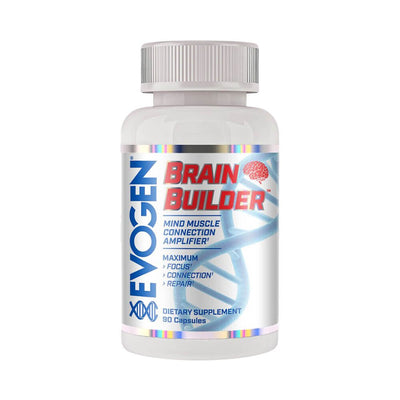 Stimulatoare focus | Brain Builder, 90 capsule, Evogen, Supliment alimentar pentru concentrare 0