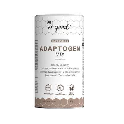 Suplimente antistres | Adaptogen Mix 180g, pudra, Fitness Authority, Supliment alimentar antistres 0