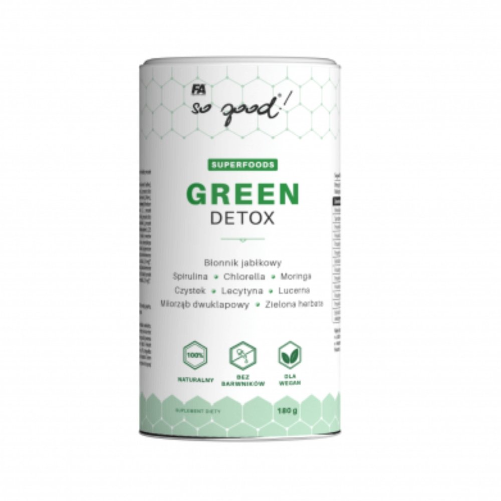 Suplimente Antioxidanti | Green Detox, pudra, 180g, Fitness Authority, Supliment pentru detoxifiere, antioxidanti pentru sportivi 0