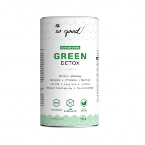 Suplimente Antioxidanti | Green Detox, pudra, 180g, Fitness Authority, Supliment pentru detoxifiere, antioxidanti pentru sportivi 0