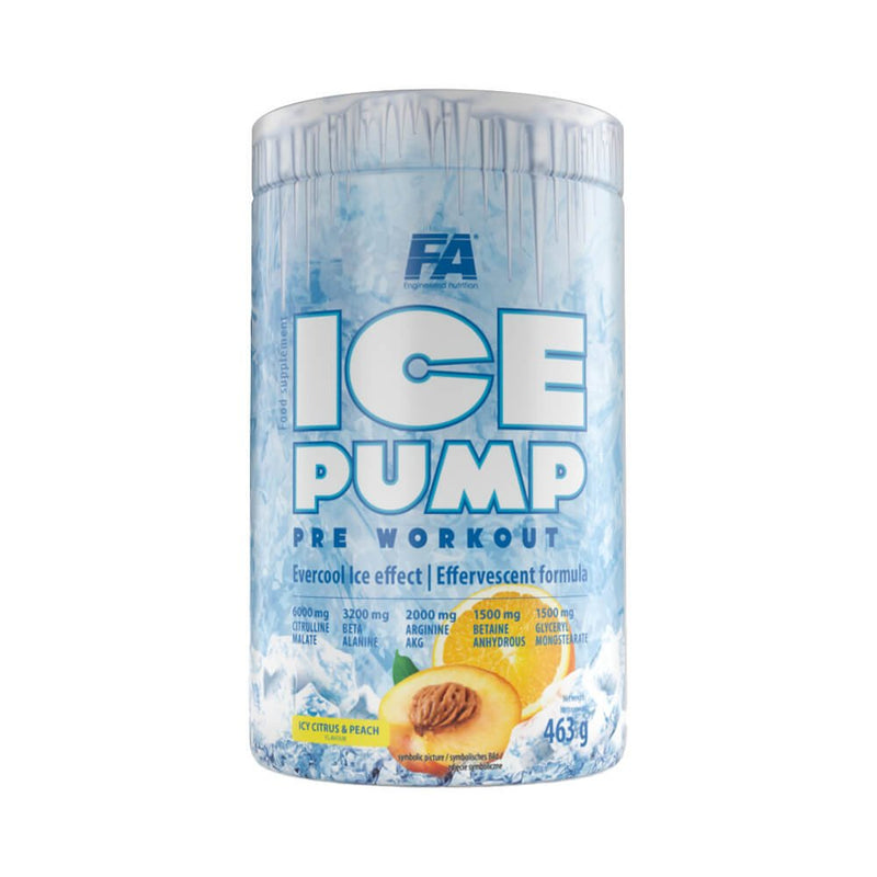 Suplimente antrenament | Ice Pump, pudra, 463g, Fitness Authority, Supliment alimentar pre-workout cu cofeina 0
