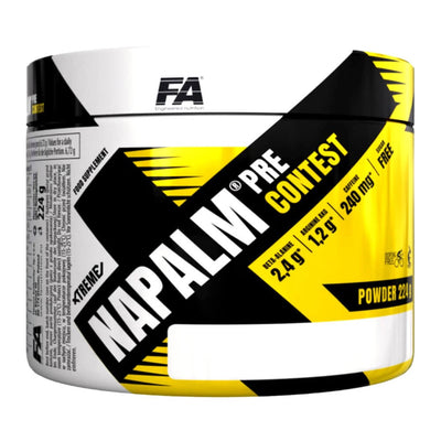 Suplimente antrenament | Xtreme Napalm, pudra, 224g, Fitness Authority, Supliment alimentar pre-workout cu cofeina 0