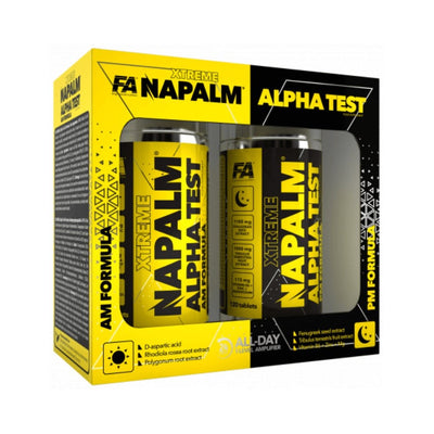 Stimulente hormonale | Napalm Alpha Test 240 tablete, Fitness Authority, Supliment pentru cresterea nivelului de testosteron 0