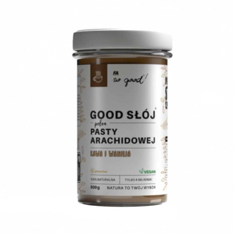 Alimente & Gustari | Unt de arahide Good Jar Full of Peanut Paste 500g, Fitness Authority, Fara zahar adaugat 0