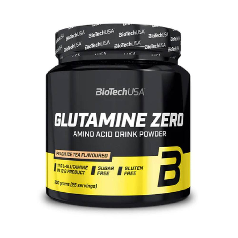 Glutamina | Glutamina Zero, pudra, 300g, BiotechUSA, Aminoacizi pentru refacere 0