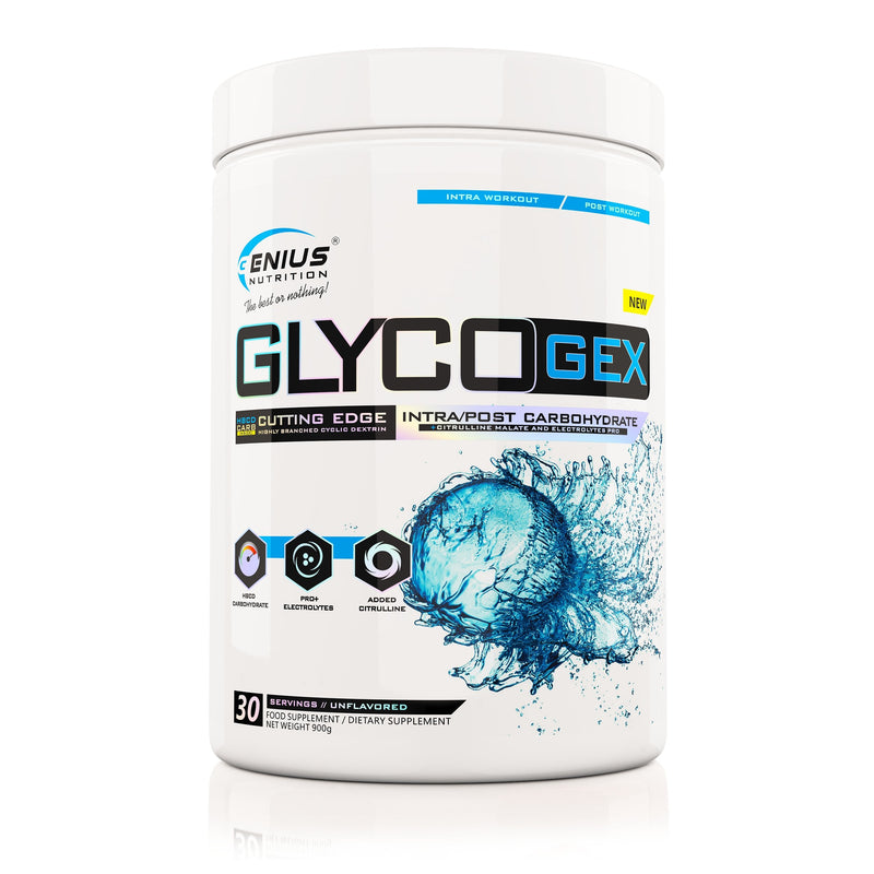 Carbohidrati | GLYCOGEX pudra, 900g, Genius Nutrition, Carbohidrati pentru energie 1