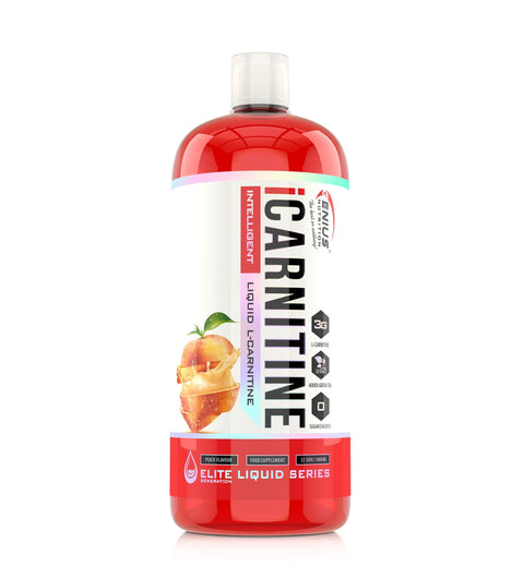 Slabire & Ardere grasimi | iCARNITINE LIQUID 1000ml, Genius Nutrition, Supliment alimentar pe baza de L-carnitina 0