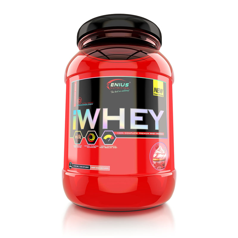 Proteine | iWHEY® 900g, pudra, Genius Nutrition, Proteina din zer concentrat 0