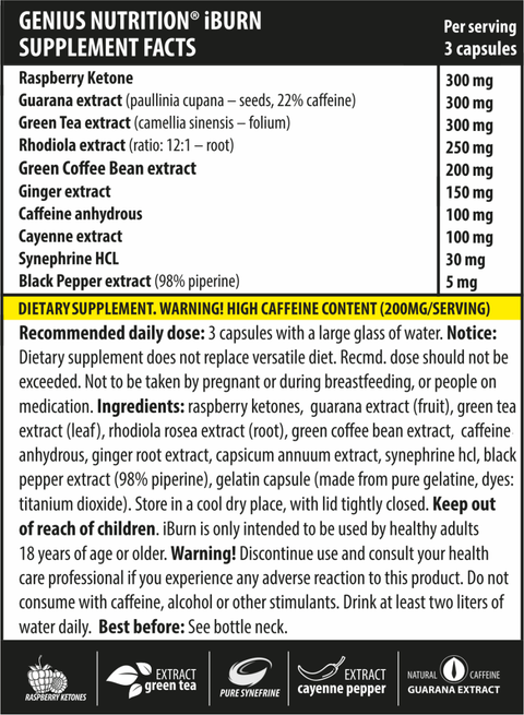 Slabire & Ardere grasimi | iBURN 90caps 1