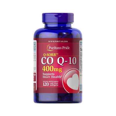 Suplimente Antioxidanti | Coenzima q-10 400mg, 120 capsule, Puritan's Pride, Supliment alimentar pentru sanatate 0