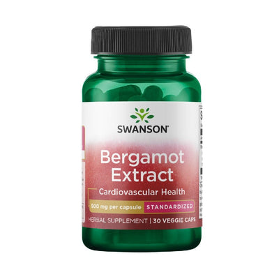 Swanson | Extract de bergamota 500mg, 30 capsule vegane, Swanson, Supliment alimentar pentru sanatate 0