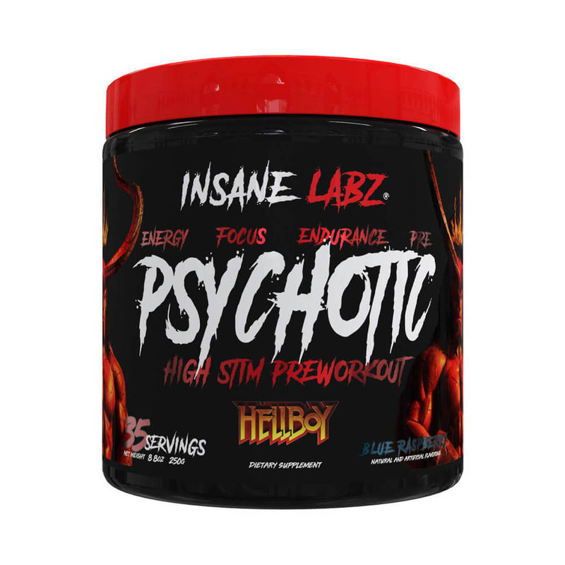 Pre-workout | Psychotic Hellboy, pudra, 250g, Insane Labz, Supliment alimentar pre-workout cu cofeina 0