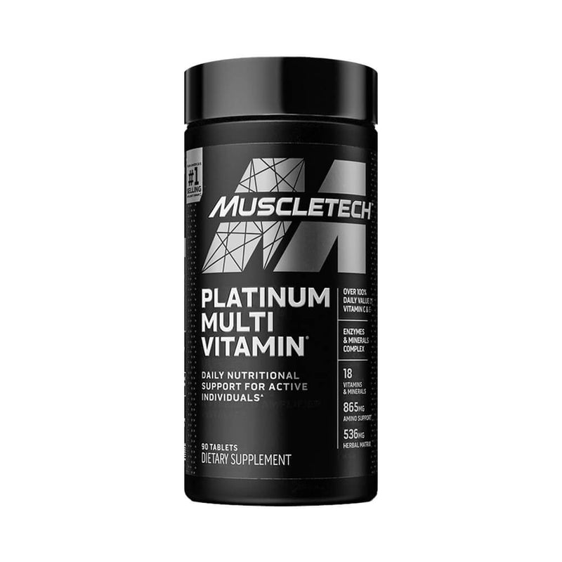 Vitamine si minerale | Platinum Multi-Vitamine 90 tablete, Muscle Tech, Complex de vitamine si minerale 0