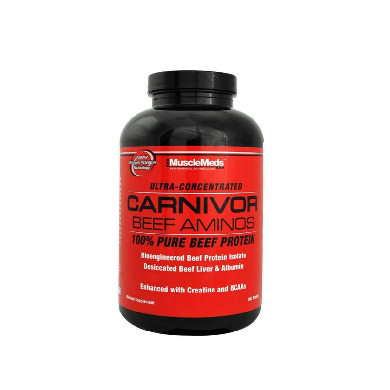 Aminoacizi | Aminos Carnivor Beef, 300 tablete, Musclemeds, Complex de aminoacizi din vita 0