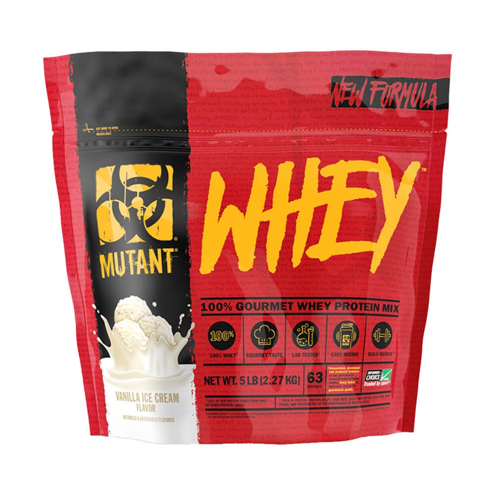 Suplimente antrenament | Whey 2,27kg, pudra, Mutant, Amestec proteic din zer 0