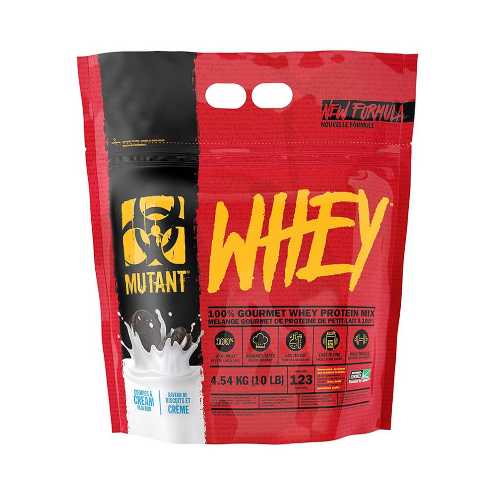 Suplimente antrenament | Whey 4,54kg, pudra, Mutant, Amestec proteic din zer 0
