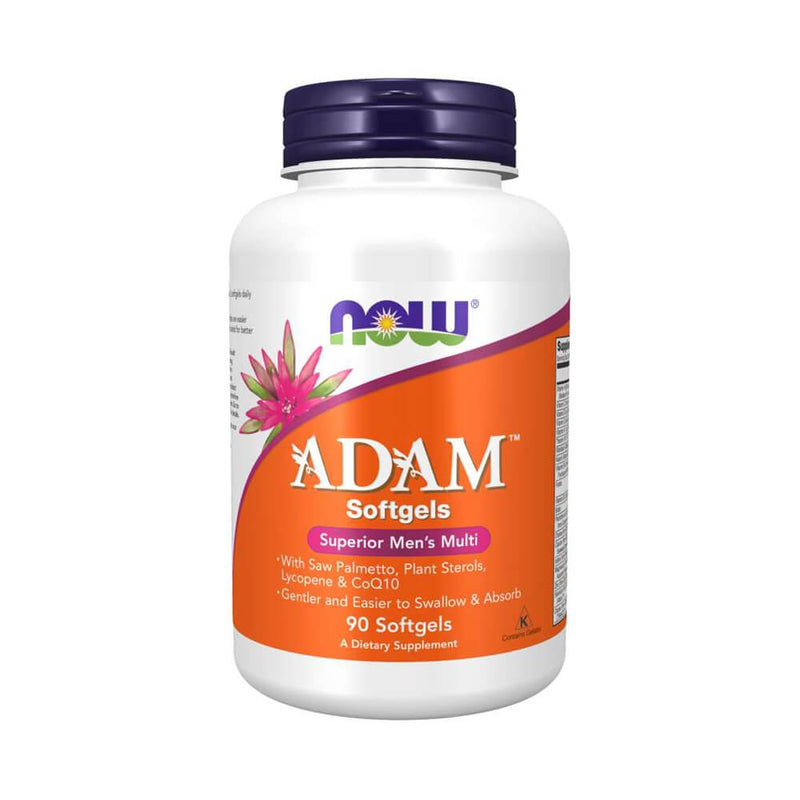 Stimulente hormonale | Adam 90 capsule moi, Now Foods, Supliment alimentar pentru barbati 0