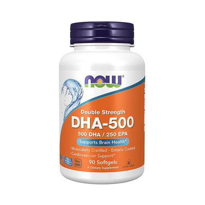 Acizi grasi Omega | DHA 500mg, 90 capsule moi, Now Foods, Acizi grasi Omega 0