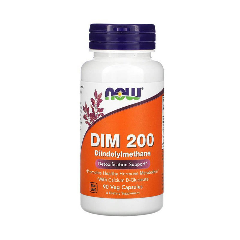 Suplimente pentru sanatate | DIM 200 Diindolilmetan 90 capsule, Now Foods, Supliment alimentar pentru detoxifiere 0